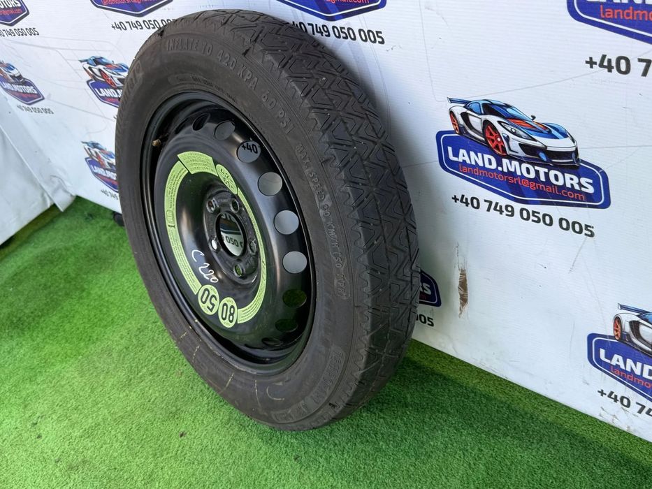 ROATĂ REZERVĂ 5*112  T 125/90 R 16 / DOT 1012 / MERCEDES BENZ C220 CDI 2011 2.1 DIESEL C-Class W204 SEDAN 2007-2015