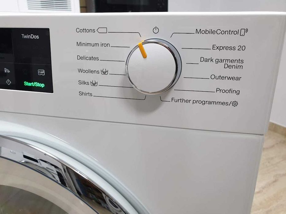 UK Miele 9кг 1600rpm Wi-Fi TwinDos Пералня Миеле 12м Гаранция