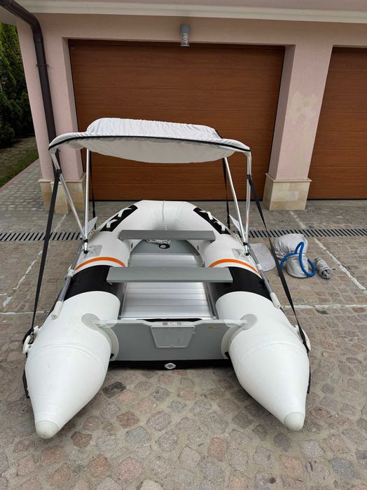 Надуваема лодка Zander MB-300 с алуминиев под и сенник