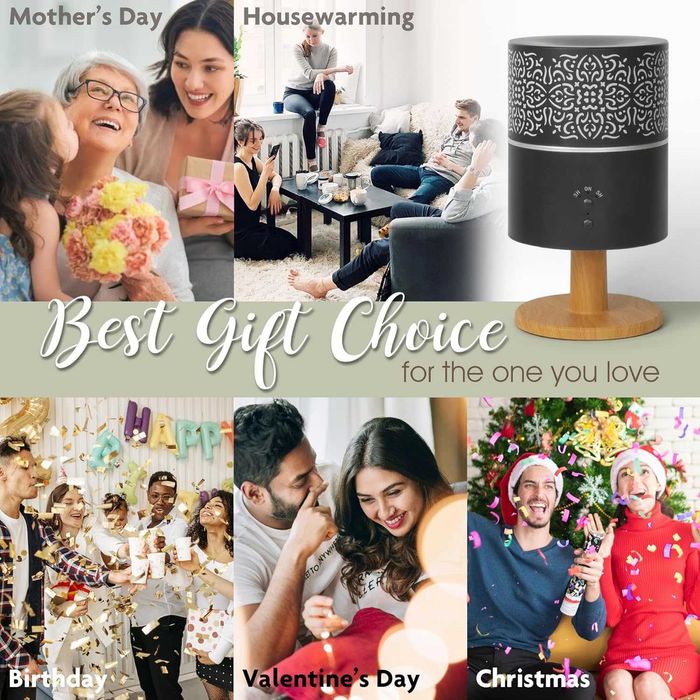 Earnest Living класически дифузер за нощна лампа за етерични масла