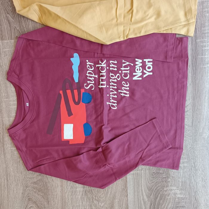 Tricouri cu mânecă lungă băieți mărimea 122-128