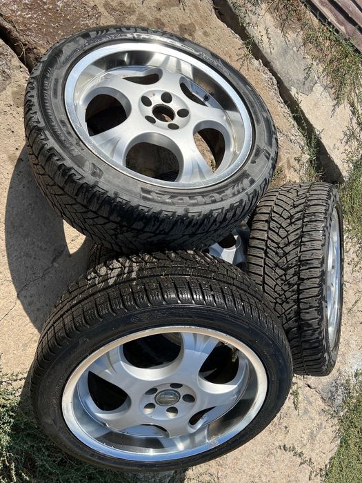 Диски с резиной разноширокие