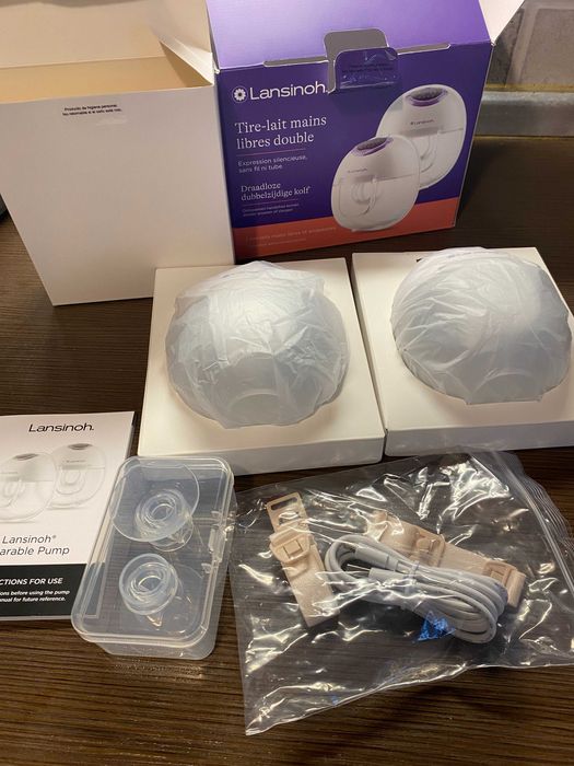 Vand Pompa de san electrica dubla, portabila, hands free, Lansinoh