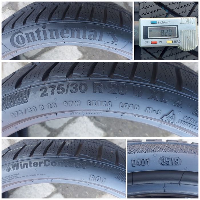 O bucată 275 35/30 R20 M+S iarnă - una Pirelli Continental