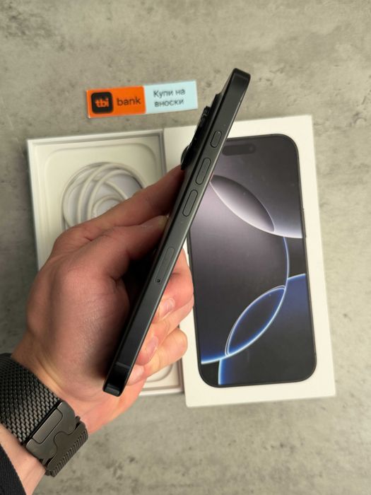 КАТО НОВ! iPhone 16 Pro Лизинг от 22€/мес Black Titanium 128GB черен