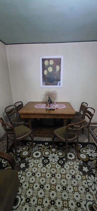 Masa extensibila  cu 6 scaune