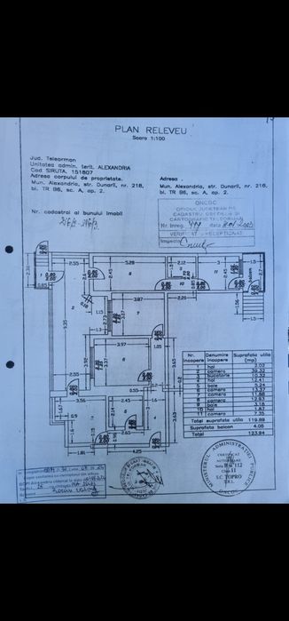 De vanzare ap. 5 cam/sp comercial, 124 mp, B6-PATRIA