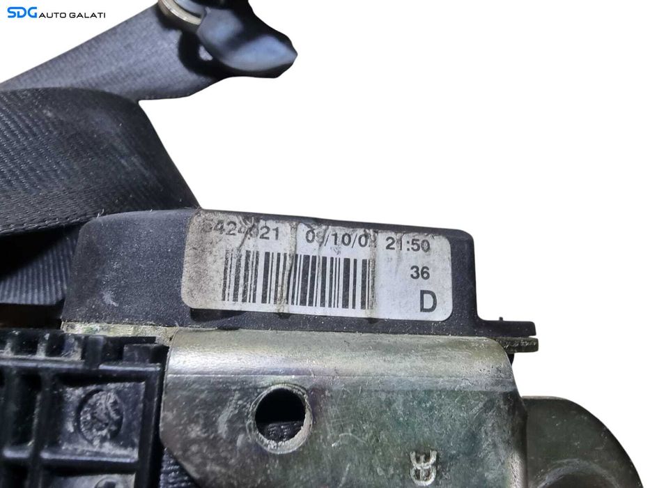 Set Centuri de Siguranta Fata Stanga Dreapta Sofer Pasager Volkswagen Polo 9N 2002 - 2008 Cod 6Q3857706G 6Q3857705G [N1554]