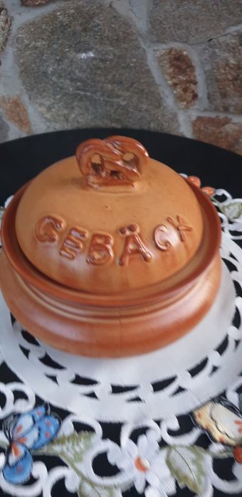 Vas ceramic glazurat