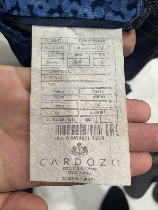 Cardozo, костюм тройка