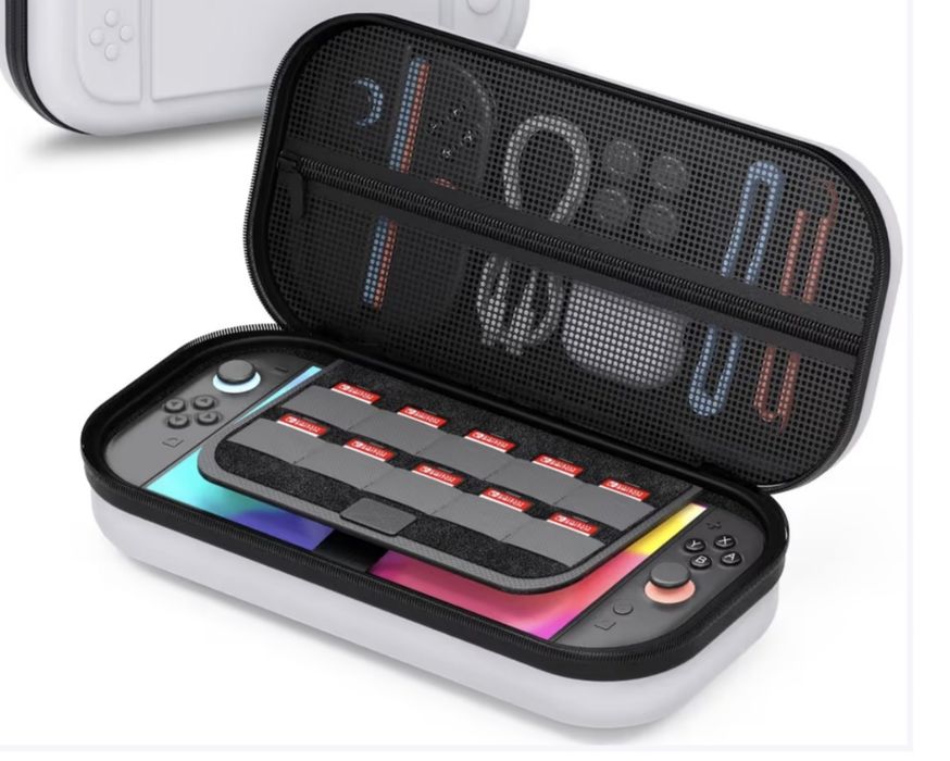 Husa Nintendo Switch 2  Alb/ Negru