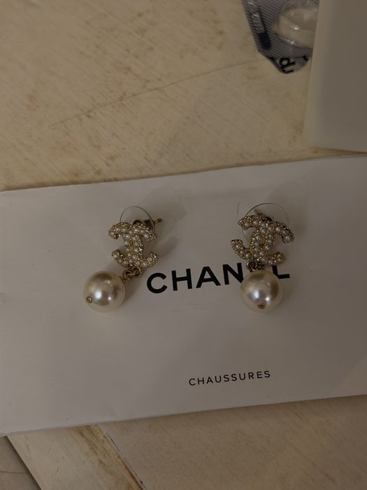 сережки chanel шанель