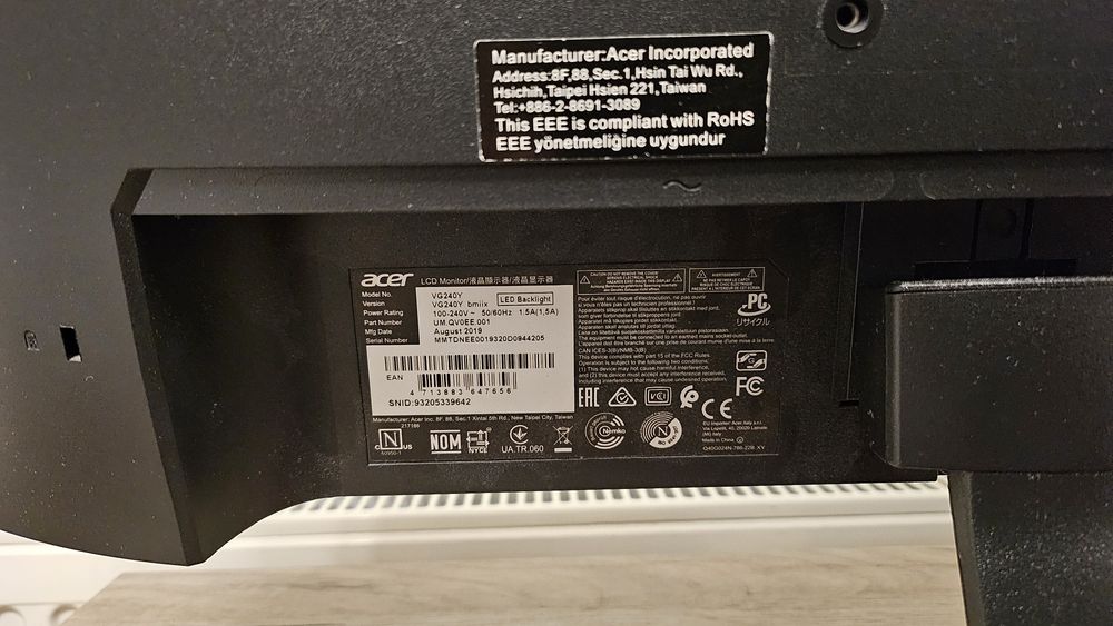 Мониторът Acer Nitro VG270bmiix
Монитор Acer Nitro VG270bmiix 27" IPS