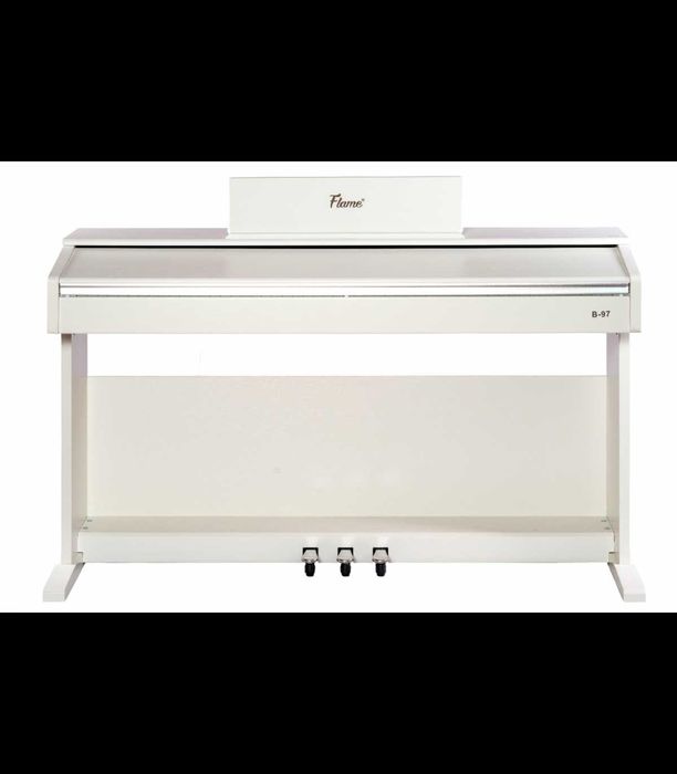 Pian Digital Flame B97 WH Alb + Scaun Classic Cantabile