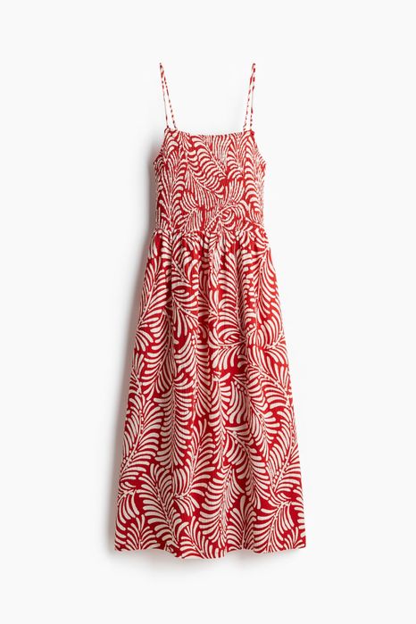 H&M рокля червено и бяло