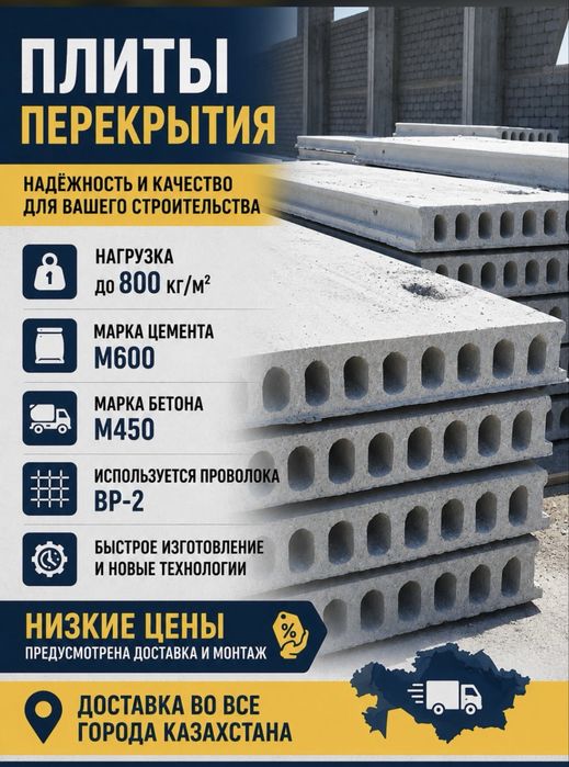 Плита перекрытия на заказ