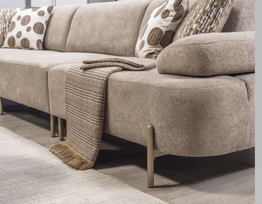 Луксозни  Ъглови дивани за хол по поръчка с размери на клиента