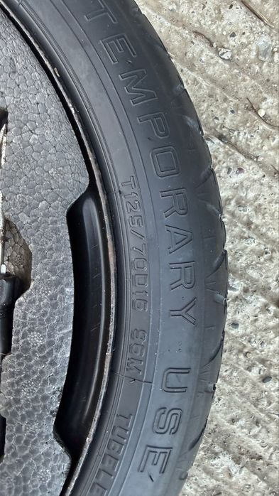 Roata rezerva slim Toyota, Honda, Renault
