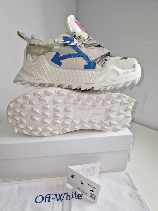 Off-White Odsy 1000 White Lake Blue Size 42(2 buc)