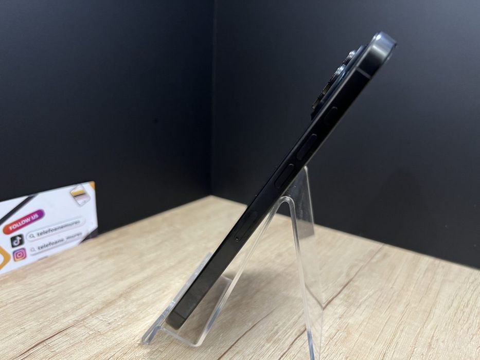 iPhone 16 Pro Max 256Gb Black Titanium Second-Hand 3 ani garanție, Tel