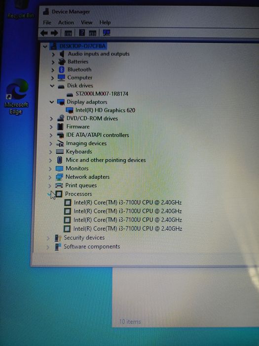 Laptop slim Lenovo i3-7th ddr4  2tb