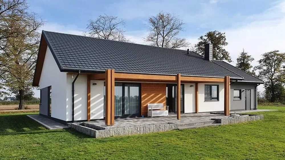 Vand case modulare pe structura metalica, cabane tip A frame