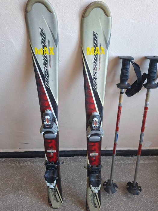 детски комплект ски Rossignol, ски обувки и щеки