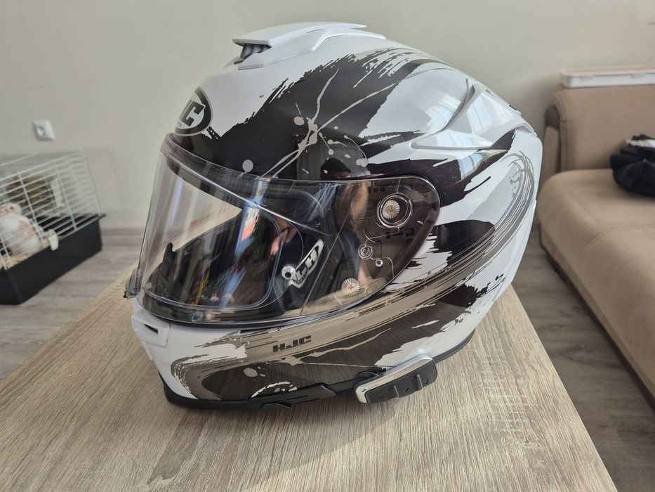 HJC RPHA 70 каска + Cardo Packtalk Slim JBL интерком – като нова