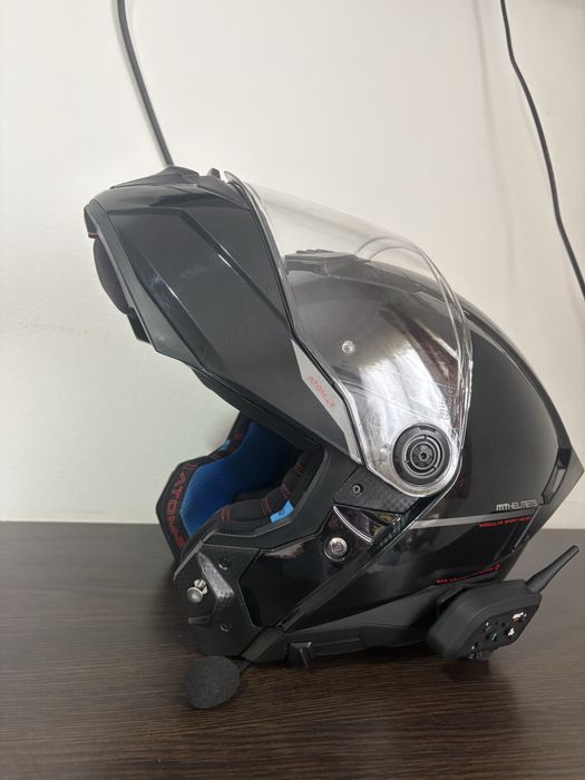Casca Mt Helmets negru lucios