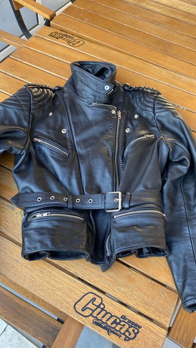 Geaca motor unisex piele naturala