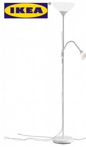 Торшер IKEA Серебристый-Белый
