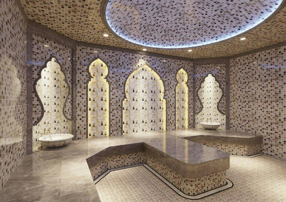 ОБЛИЦОВКА Турецкий хаммом. Баня.