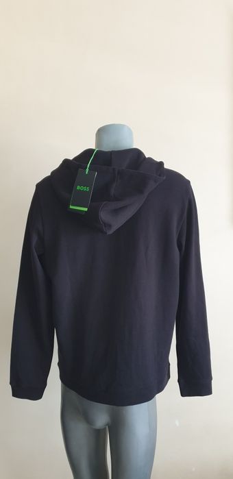 Hugo Boss Saggy Curved Full Zip Hoodie M НОВО ОРИГИНАЛ Мъжка с цял цип