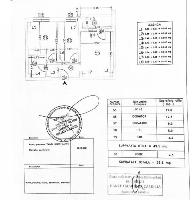 2 Camere Decomandat Mobilat & Loc Parcare- Valea Larga- Drumul Taberei