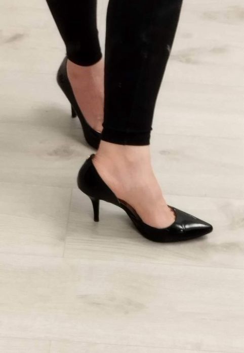 Pantofi stileto Michael Kors- MK, piele, toc 8 cm, marimea 37