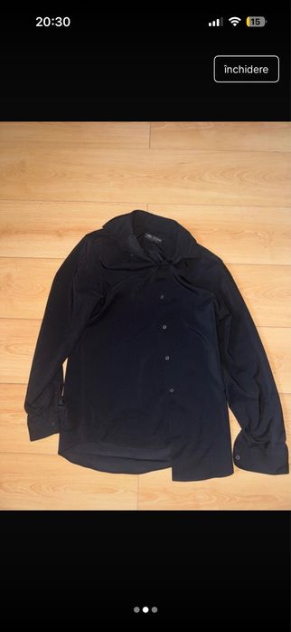 Camasa Neagra slim Zara