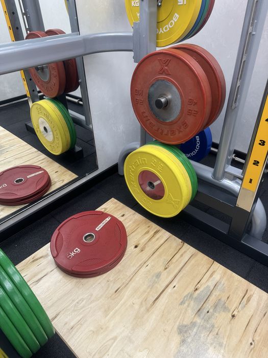 Състезателни олимпийски дискове, тежести за олимпийски лост