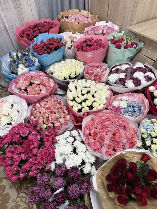 Цветы арзан бағада до 10К