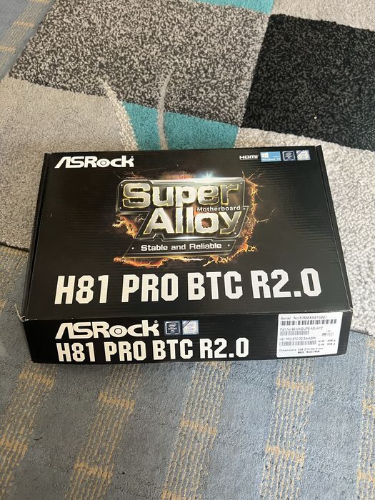 Placa de baza ASRock h81 pro btc r2.0