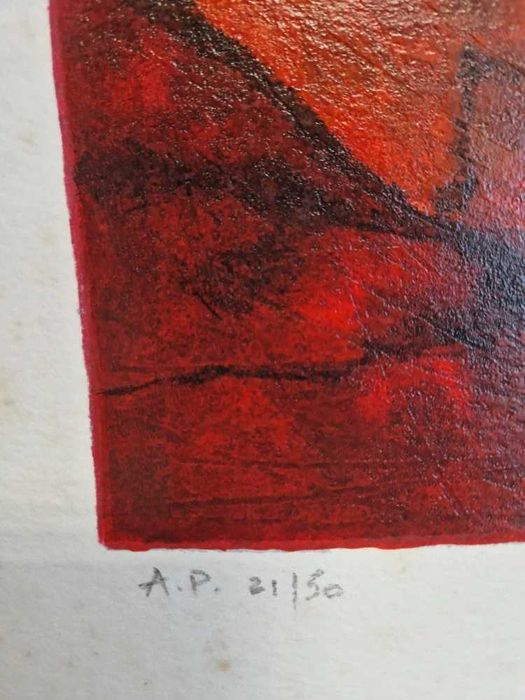 Litografie color Harry Guttman