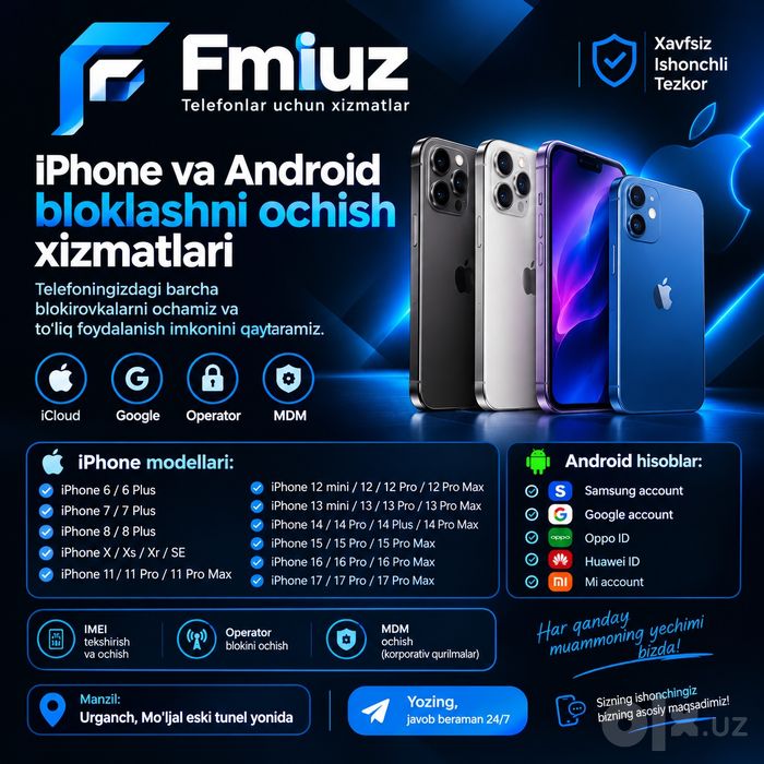 Icloud ochiberamiz lyuboy telni