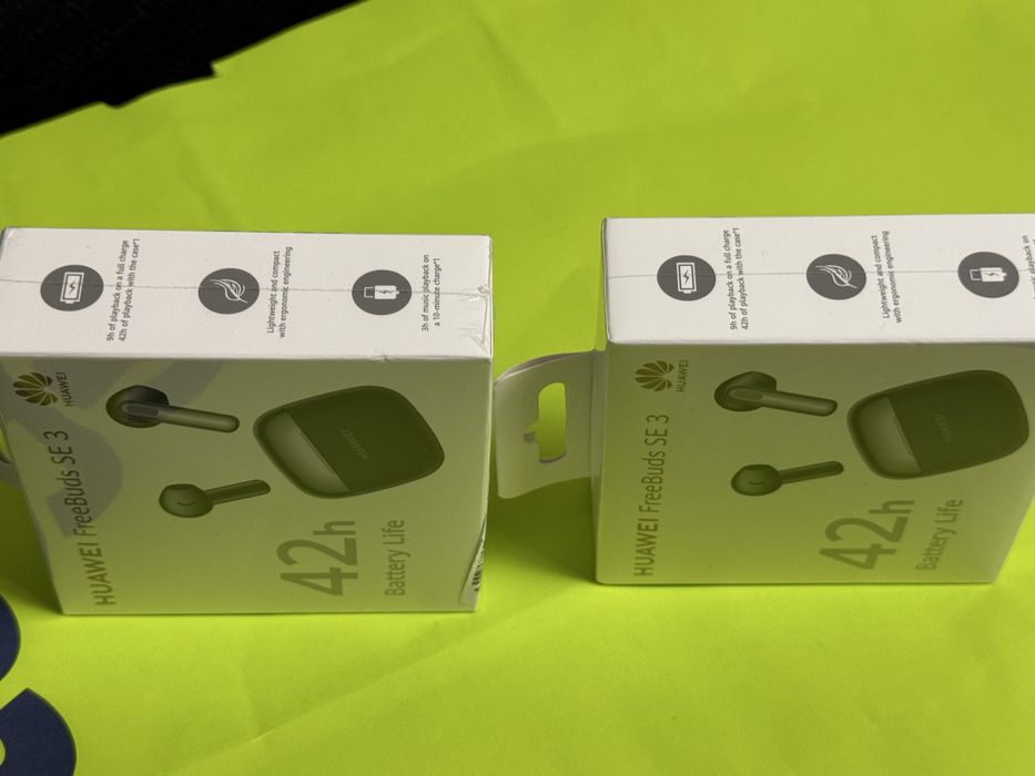 ЗАПЕЧАТАНИ Huawei FreeBuds SE 3 Гаранция Yettel 2027г. Black