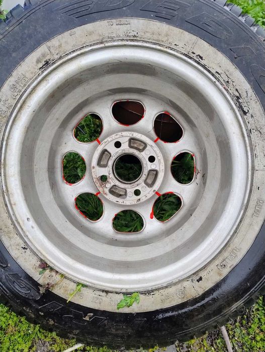 Пет броя алуминиеви джанти 13 ки.