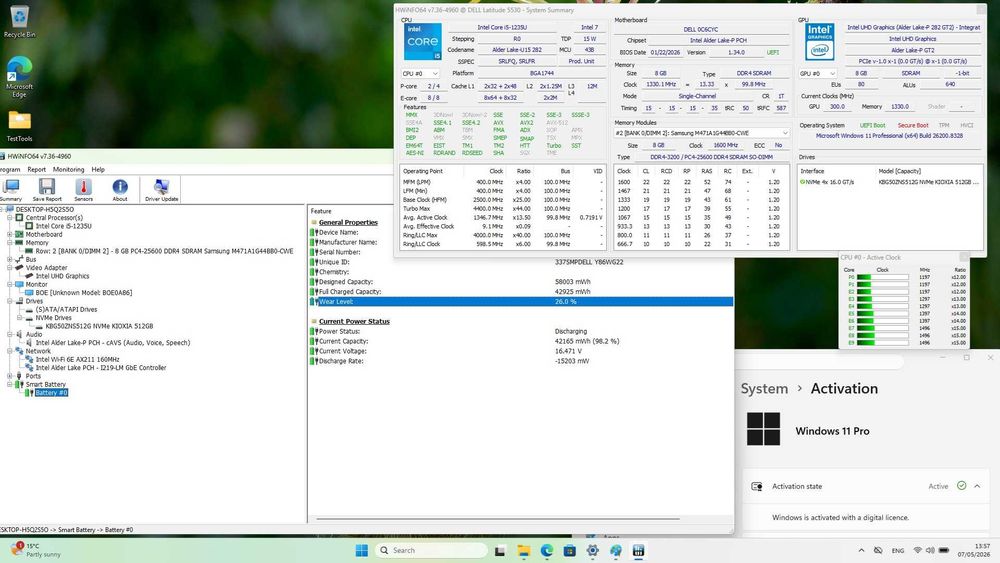 Dell Latitude 5530 FHD IPS i5-1235U/512GB/8GB