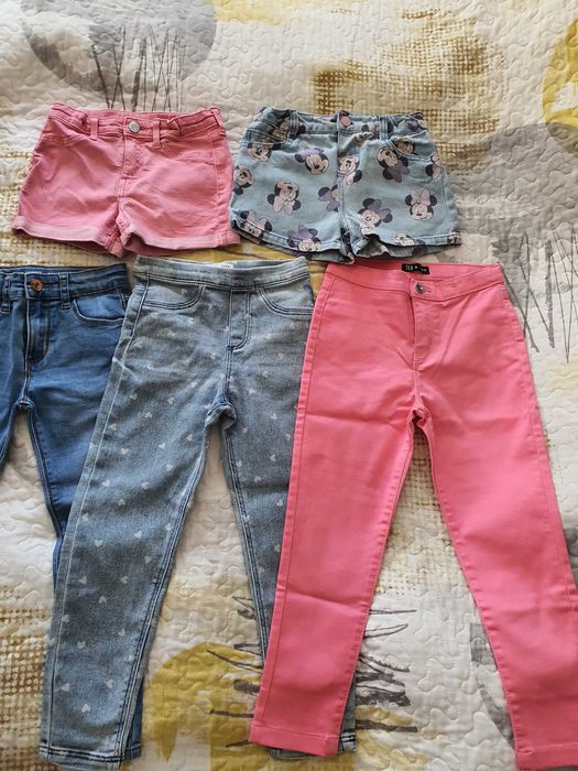 Летни и пролетни дрешки за момиченце, р-р 116, запазени, без забележки