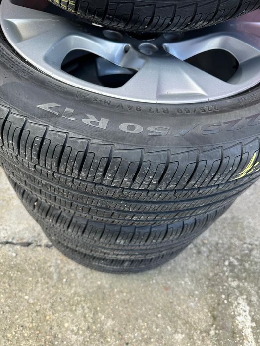 Roți ,jante originale BMW + anvelope Pirelli M+S,R17