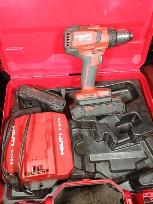 Filetanta hilti sf6 22 nuron ,cutie,2 baterii,incarcator
