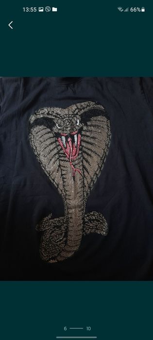 PHILIPP PLEIN- OF WHITE мъжки тениски L размер.