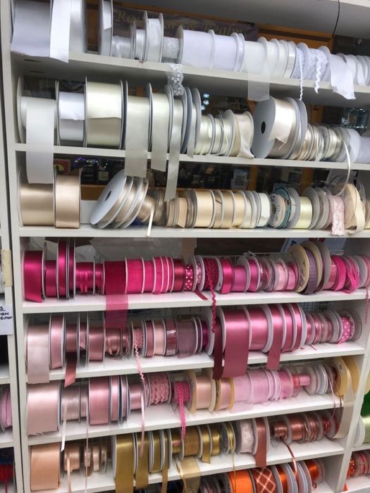 Атласные ленты, бархатные и репсовые  ленты