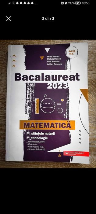 Vând culegeri de bacalaureat și clasa a-IX-A